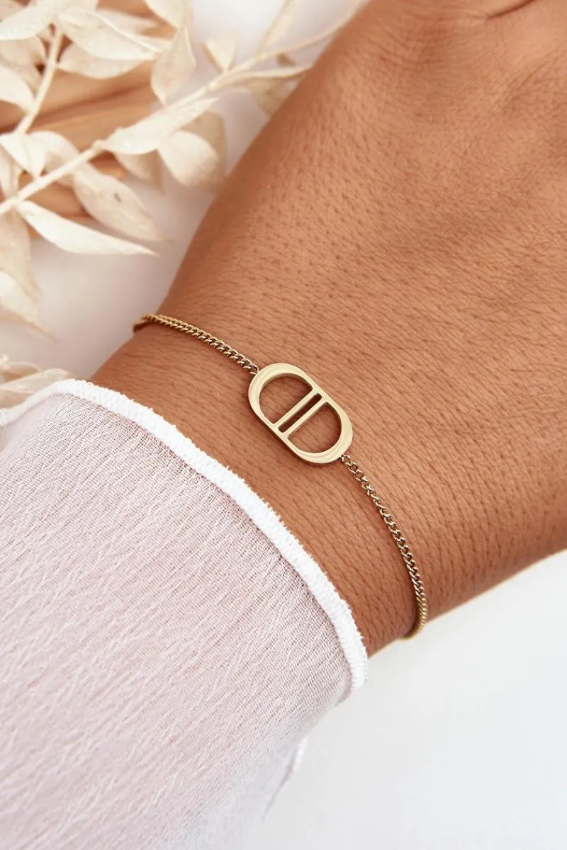 Bransoletki>Glam Chic Damska Bransoletka Ze Stali Nierdzewnej Złota