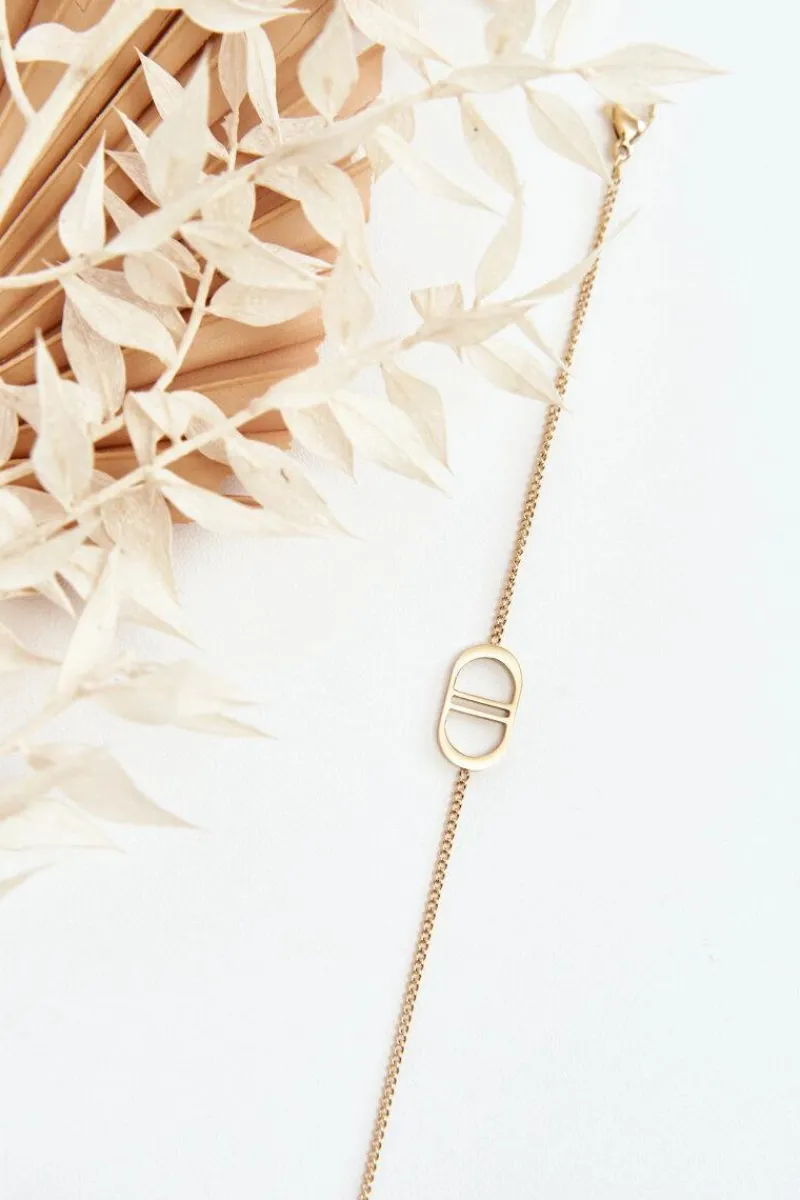 Bransoletki>Glam Chic Damska Bransoletka Ze Stali Nierdzewnej Złota