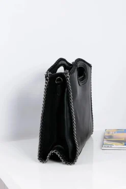 Discount Damska Czarna Duża Torba Kuferek Łańcuch Torebki Nobo|Torebki Kuferki