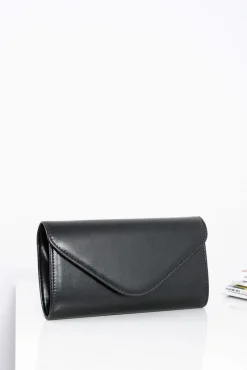 Hot Boto Damska Czarna Torebka do Ręki Kopertówka
