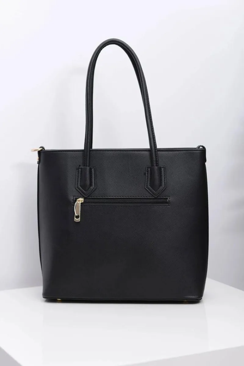 Torebki Klasyczne>Boto Damska Duża Czarna Klasyczna Torebka