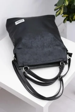 Torebki Klasyczne>Boto Damska Duża Czarna Klasyczna Torba