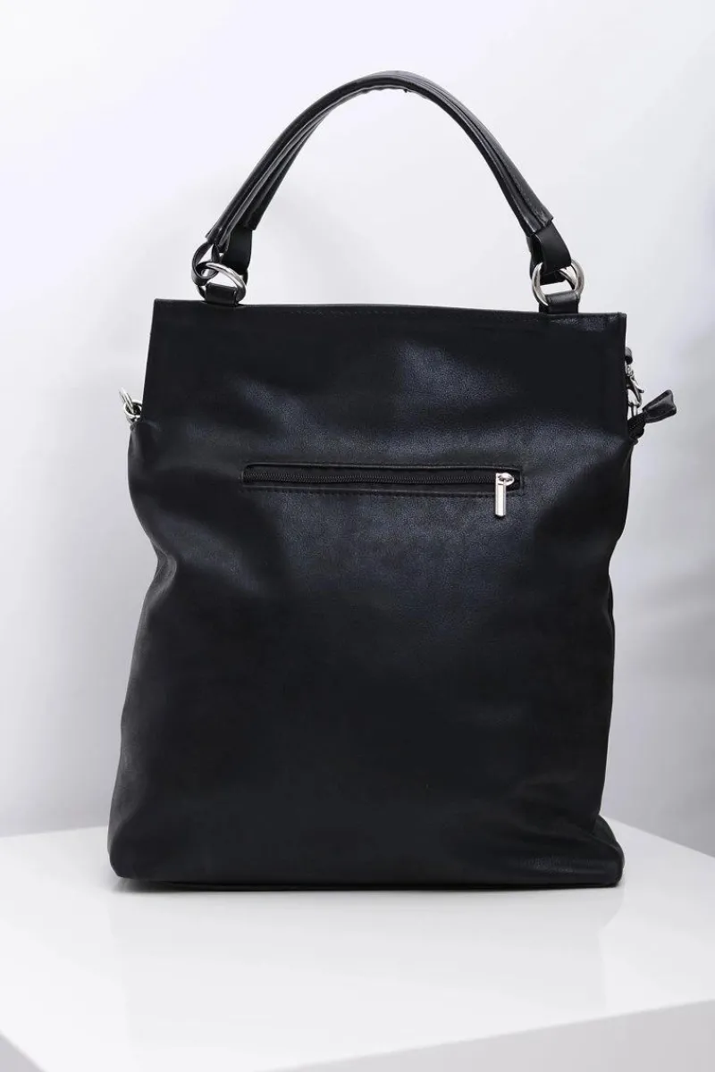 Torebki Klasyczne>Boto Damska Duża Czarna Klasyczna Torba