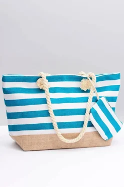 Outlet Boto Damska Duża Marynarska Torebka Plażowa Morska Zieleń