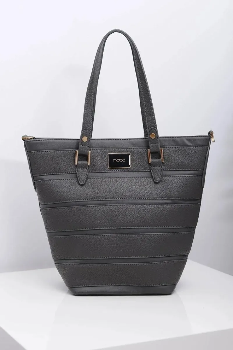 Outlet Damska Duża Szara Torba Torebki Nobo
