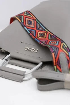 Torebki Nobo></noscript>Nobo Damska Duża Szara Torba Worek z Mini Torebką