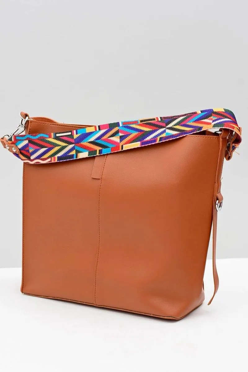 Torebki Klasyczne>Boto Damska Duża Torba Camel