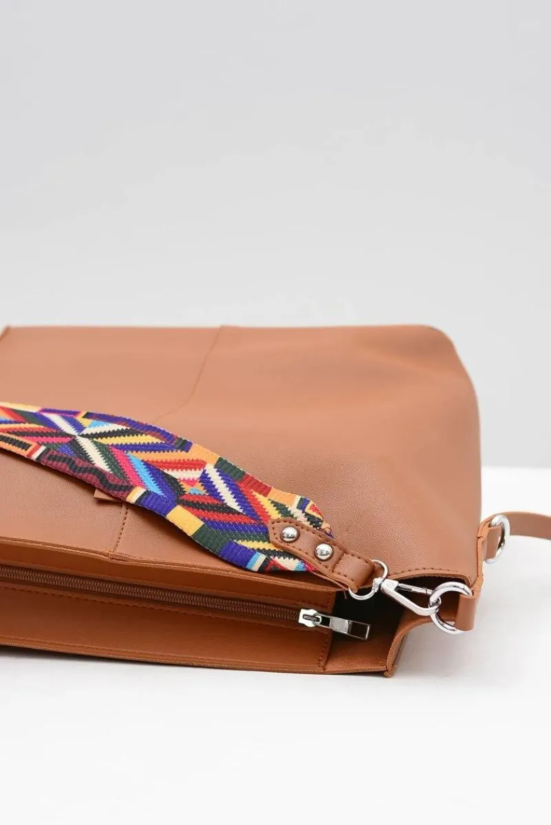 Torebki Klasyczne>Boto Damska Duża Torba Camel