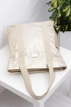 Best Boto Damska Duża Złota Torba Shopper