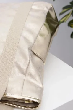 Best Boto Damska Duża Złota Torba Shopper