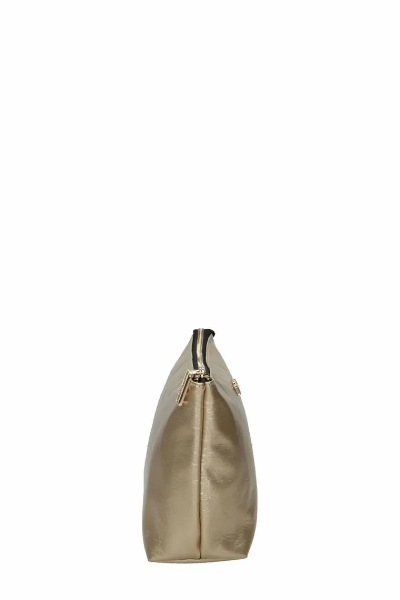 Outlet Damska Kosmetyczka L0100-C023 Złota Damskie Kosmetyczki Damskie