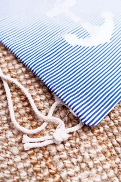 Torebki Plażowe>Boto Damska Marynarska Torebka Niebieska Worek Plażowy