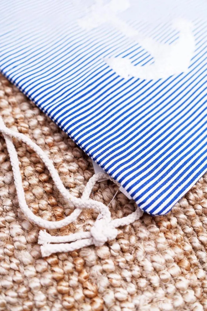 Torebki Plażowe>Boto Damska Marynarska Torebka Niebieska Worek Plażowy