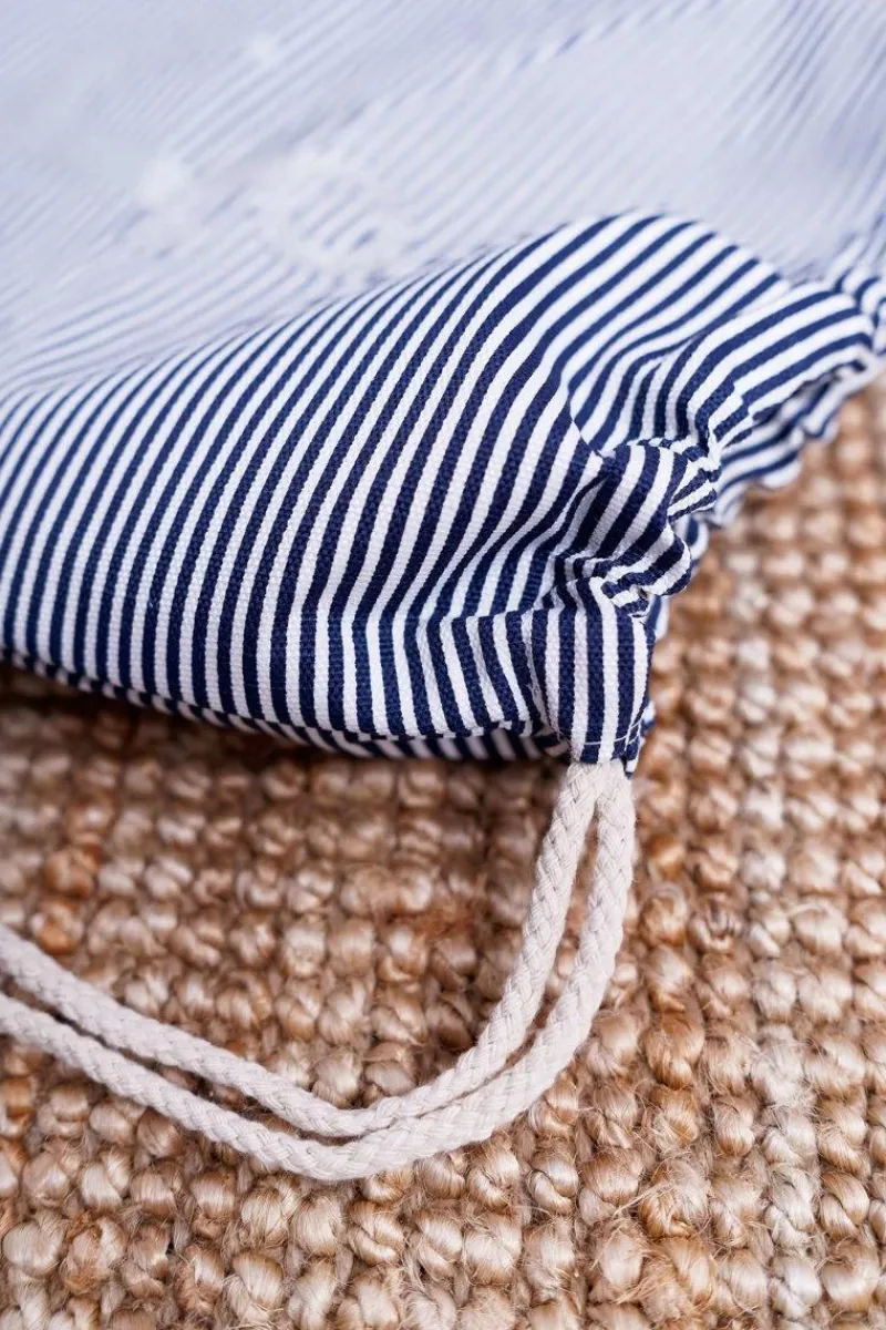 New Damska Marynarska Torebka Granatowa Worek Plażowy Torebki Plażowe