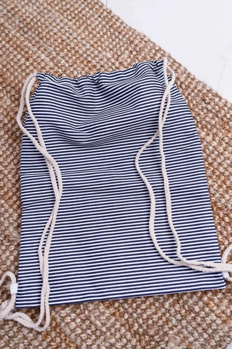 New Damska Marynarska Torebka Granatowa Worek Plażowy Torebki Plażowe