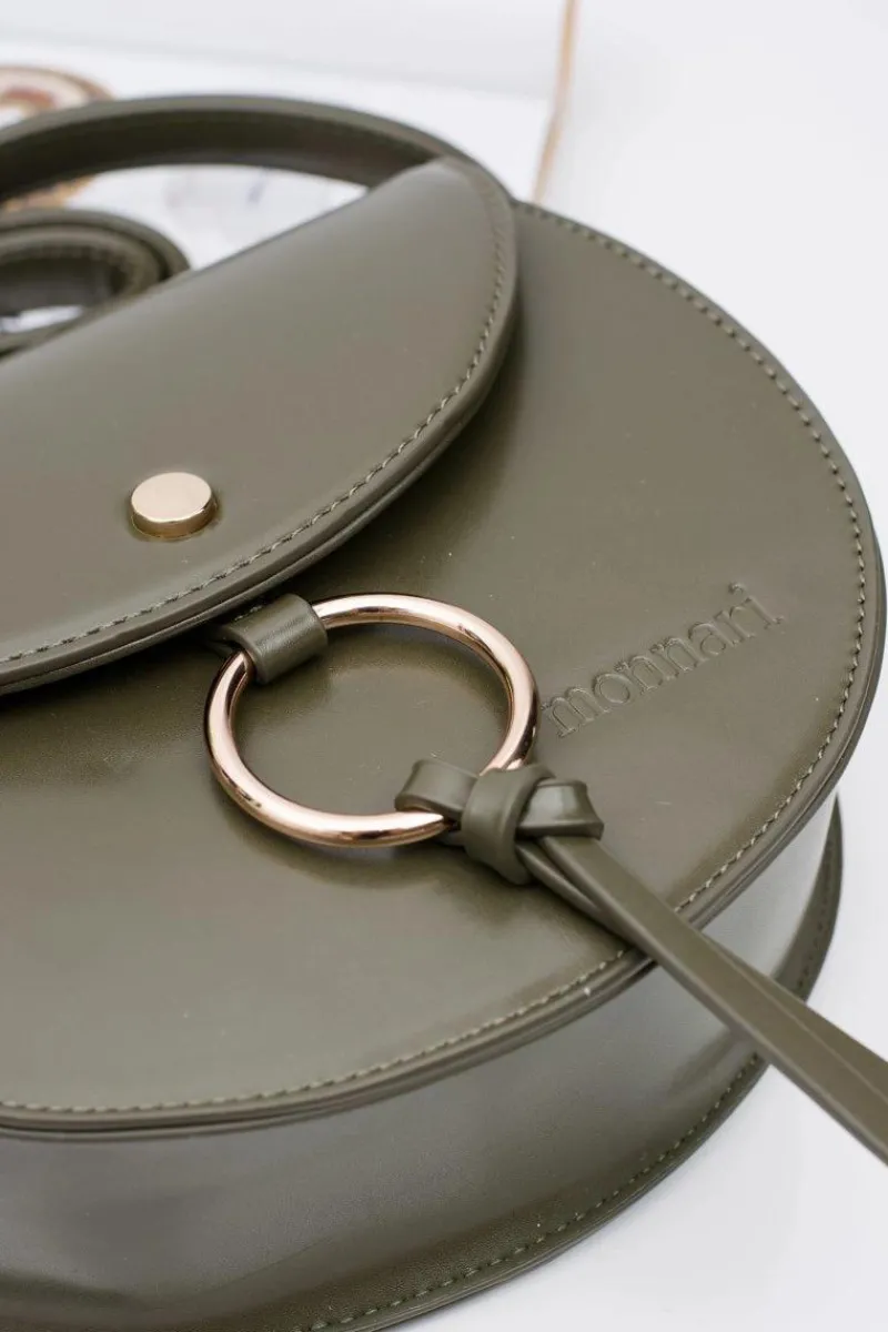 Discount Monnari Damska Oliwkowa Stylowa Listonoszka