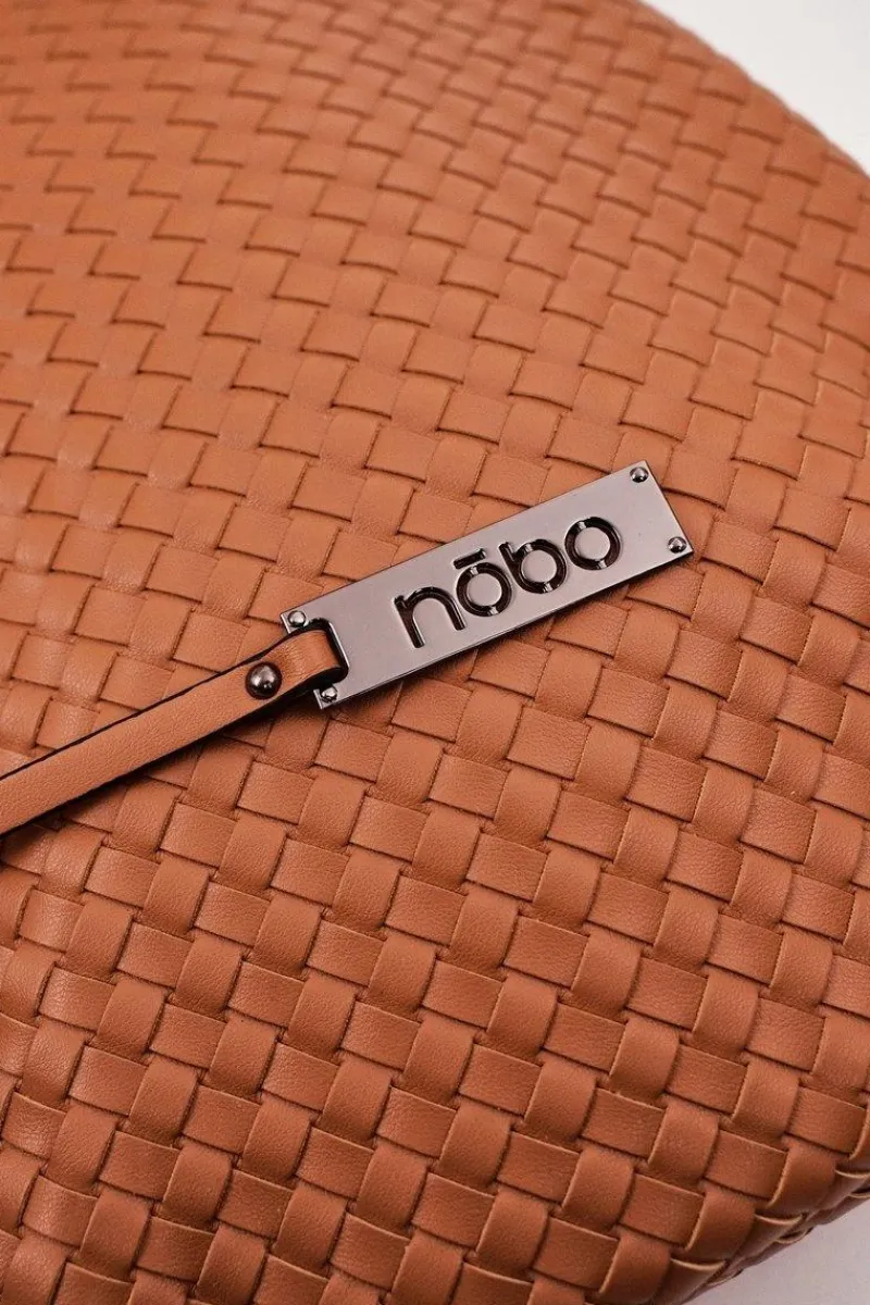 Hot Nobo Damska Pleciona Torebka Shopper NBAG-K1320 Brązowa