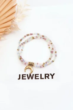 Clearance Boto Damska Potrójna Bransoletka Z Motywem Księżyca Multikolor