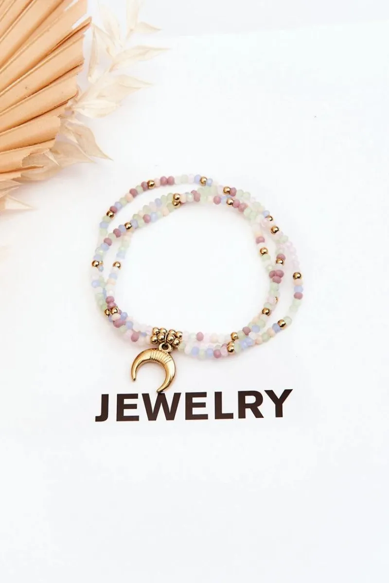 Clearance Boto Damska Potrójna Bransoletka Z Motywem Księżyca Multikolor