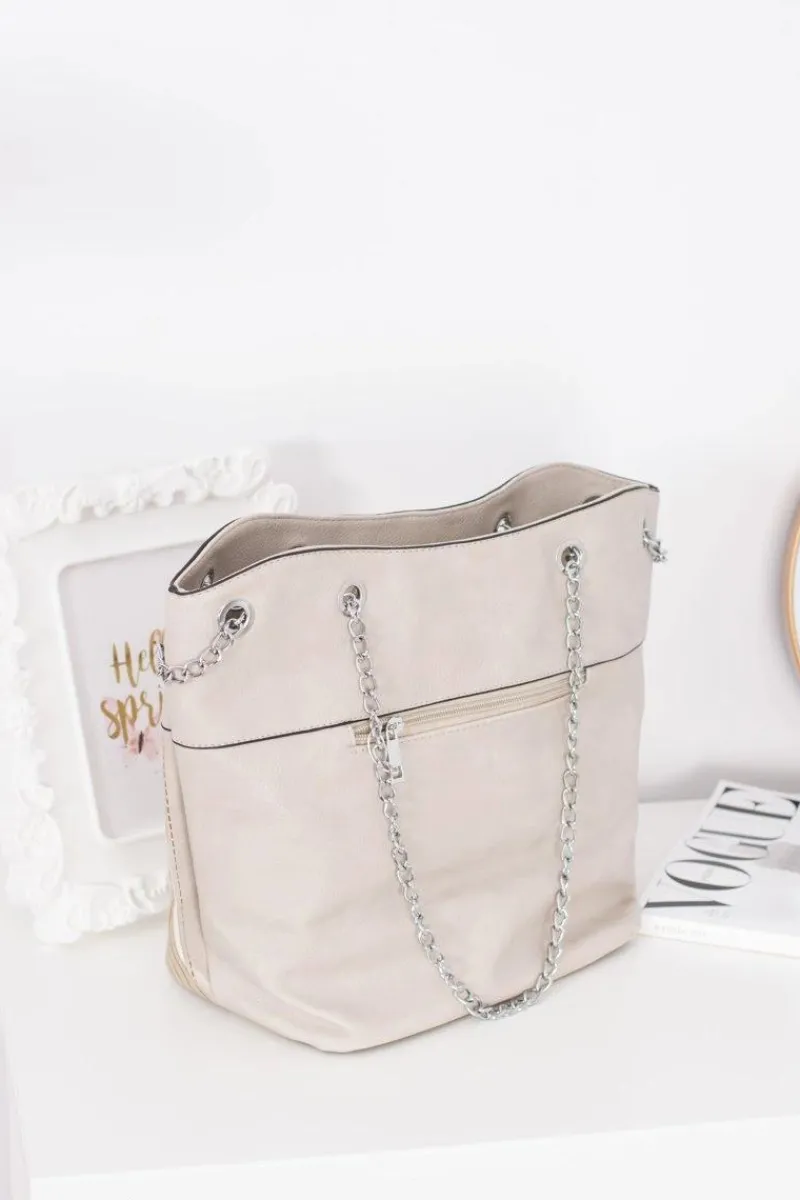 Torebki Klasyczne>Boto Damska Szara Klasyczna Torebka z Frędzlem