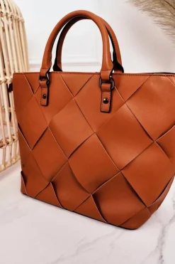 Best Nobo Damska Torba Shopper NBAG-K1250 Brązowa