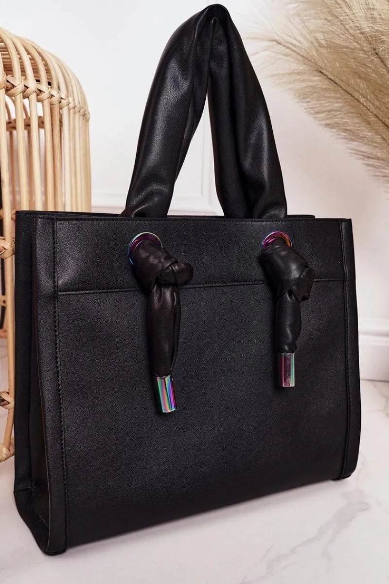 Discount Damska Torba Shopper NBAG-K1090 Czarna Torebki Nobo|Torebki Klasyczne