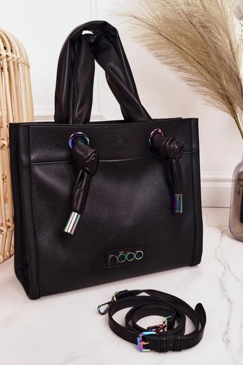 Discount Damska Torba Shopper NBAG-K1090 Czarna Torebki Nobo|Torebki Klasyczne