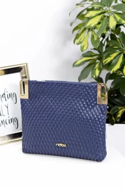 Clearance Damska Torebka Granatowa Pikowana Listonoszka Torebki Nobo|Listonoszki