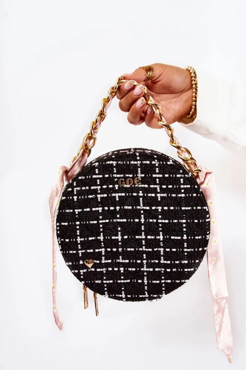 Online Damska Torebka Kuferek ZNJ024 Czarna Torebki Kuferki|Torebki Klasyczne