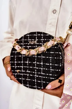 Online Damska Torebka Kuferek ZNJ024 Czarna Torebki Kuferki|Torebki Klasyczne