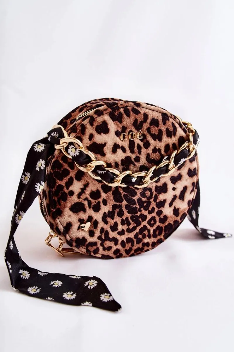 Best GOE Damska Torebka Kuferek ZNJ025 Brązowa