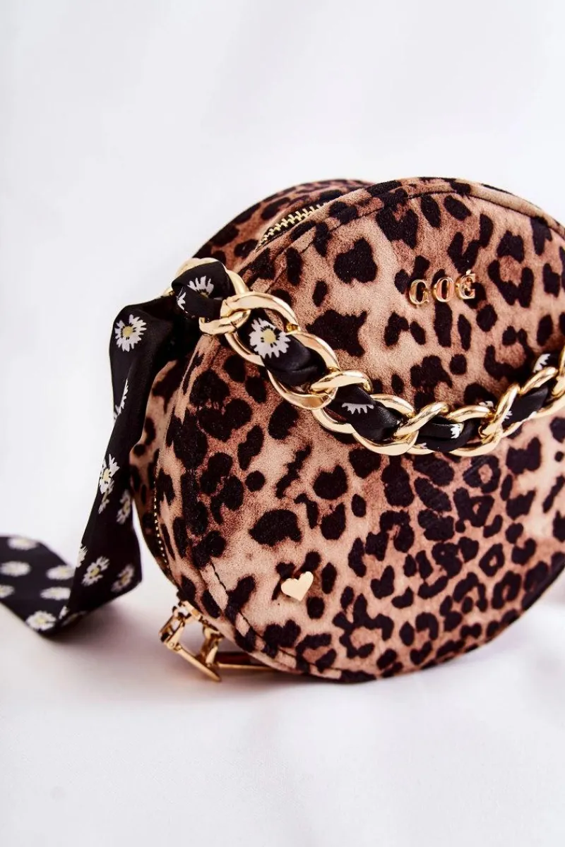 Best GOE Damska Torebka Kuferek ZNJ025 Brązowa