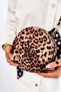 Best GOE Damska Torebka Kuferek ZNJ025 Brązowa