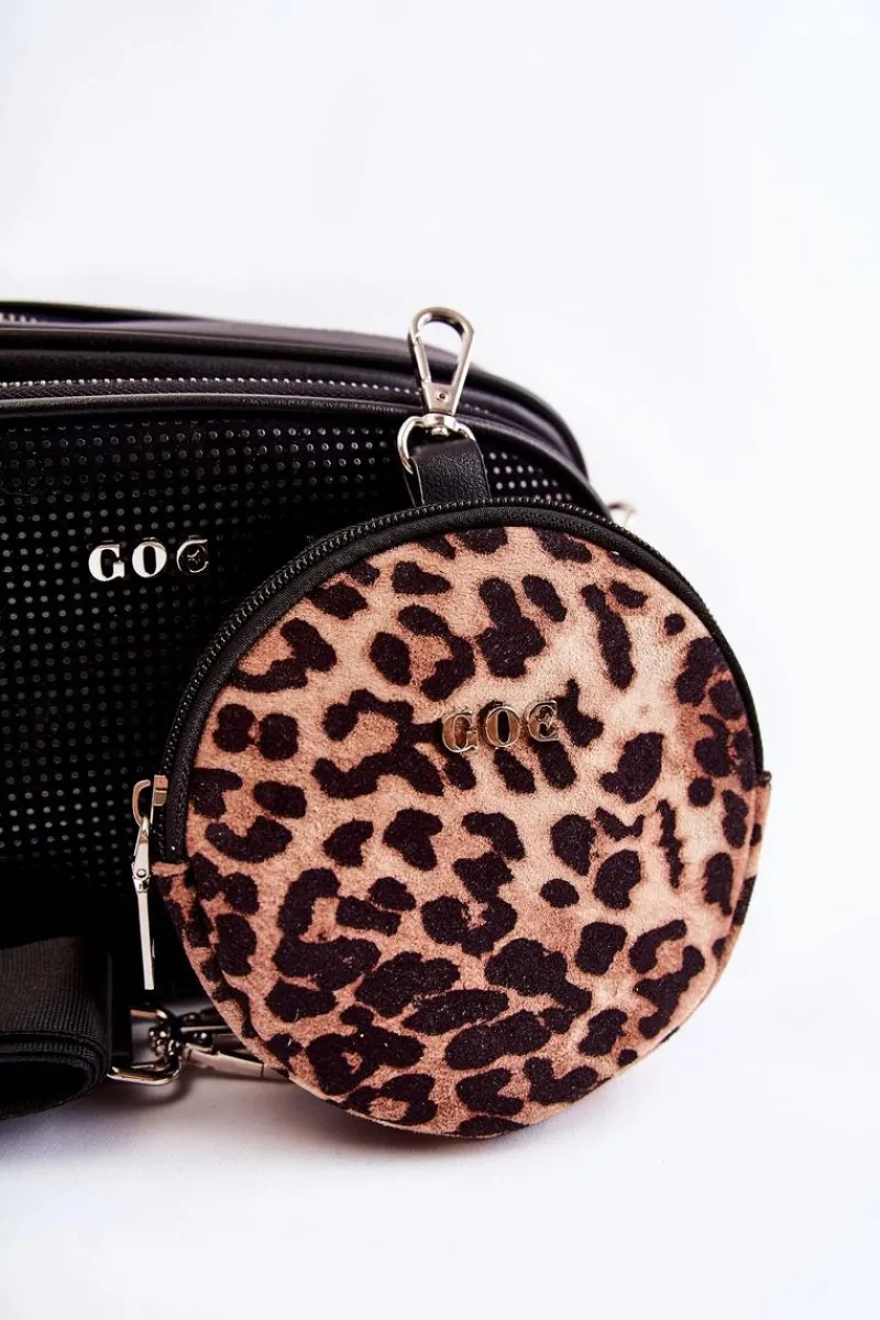 Discount GOE Damska Torebka Listonoszka 3w1 ZNJ030 Czarna