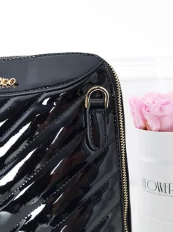 Torebki Nobo|Listonoszki></noscript>Nobo Damska Torebka Listonoszka Lakierowana NBAG-FD2080-C020 Czarna