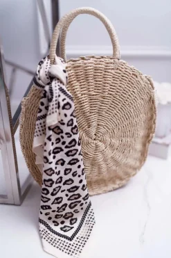 Torebki Klasyczne>Boto Damska Torebka Pleciona Octario Beżowa