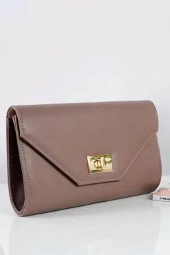 Best Boto Damska Torebka Pudrowa Kopertówka Złoty Łańcuszek