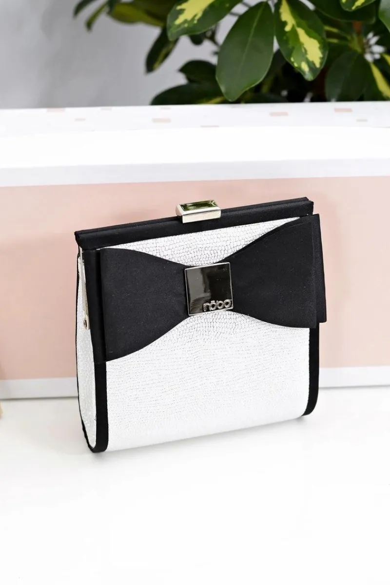 Clearance Damska Torebka Srebrna Kopertówka Kopertówki