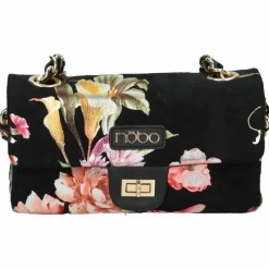 Sale Nobo Damska Torebka W Kwiaty NBAG-F0950-C020 Czarna
