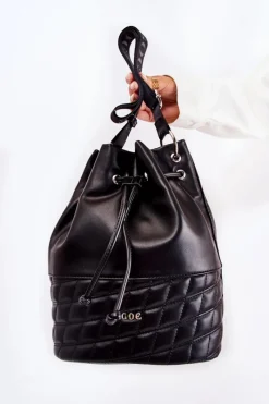 Clearance GOE Damska Torebka Worek ZNJJ016 Czarny