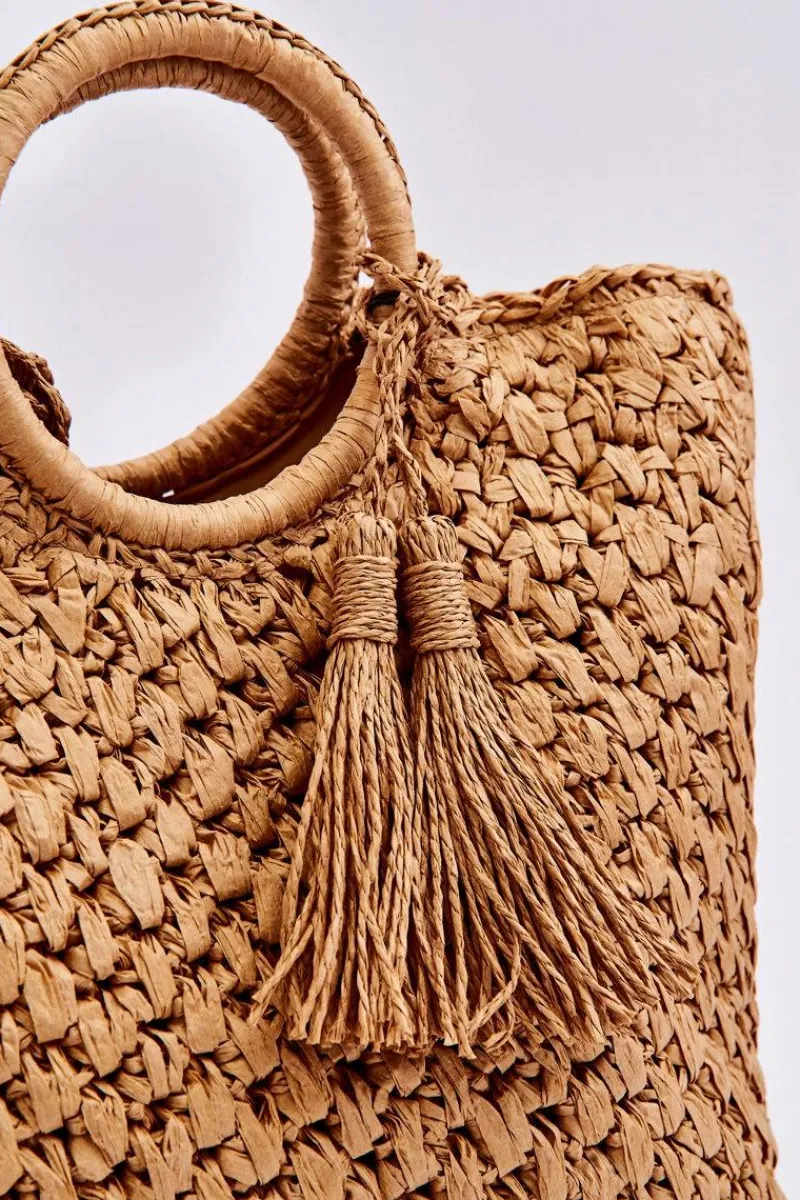 Torebki Klasyczne|Listonoszki>Boto Damska Torebka Z Frędzlami Beżowa