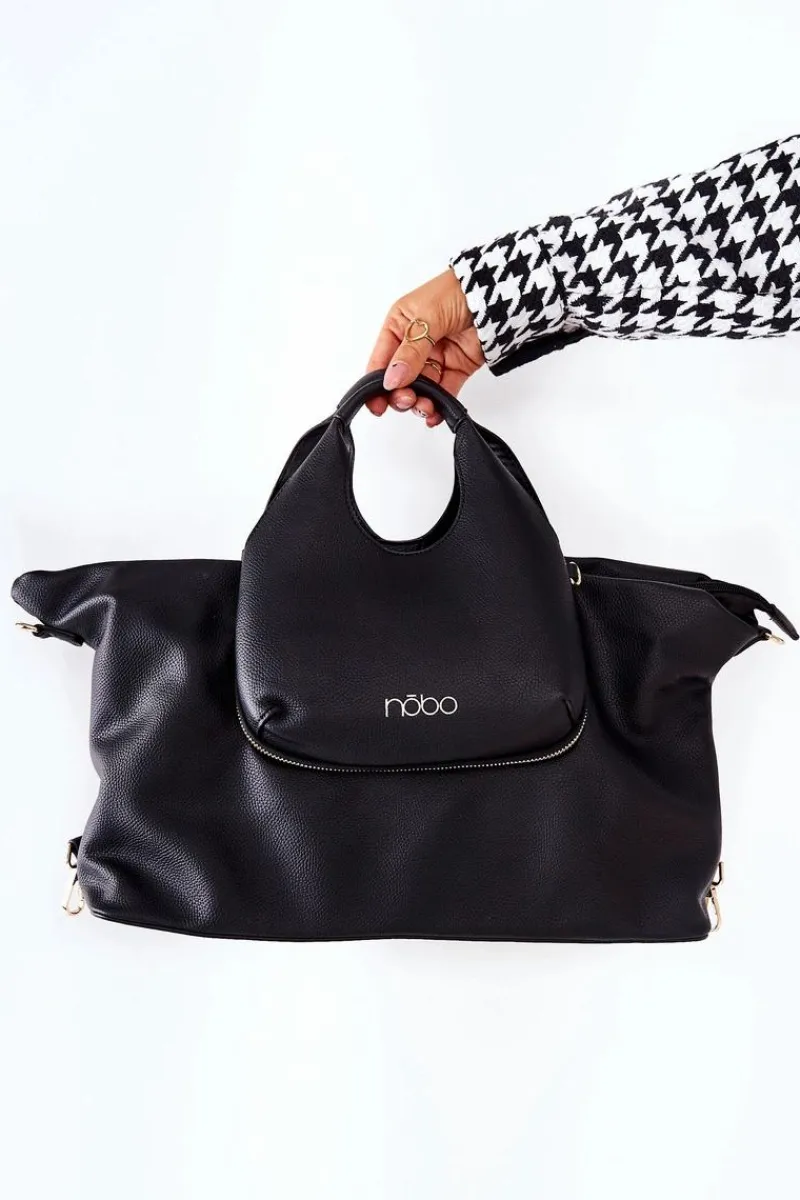 Outlet Damska Torebka Z Paskiem L2990 Czarna Torebki Nobo|Torebki Kuferki