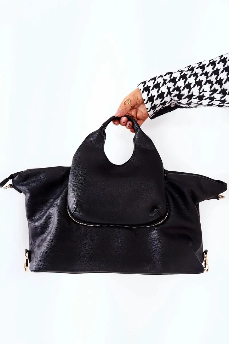 Outlet Damska Torebka Z Paskiem L2990 Czarna Torebki Nobo|Torebki Kuferki