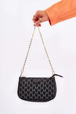 Torebki Klasyczne|Listonoszki>Boto Damska Torebka Z Portmonetką 3w1 Czarna Bormea