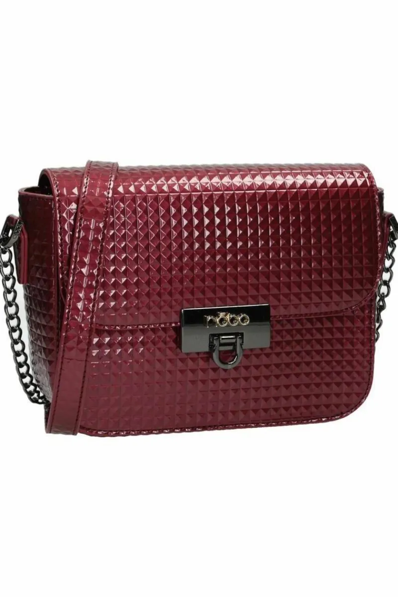 Best Nobo Damska Wieczorowa Torebka NBAG-F0040-CM05 Bordowa