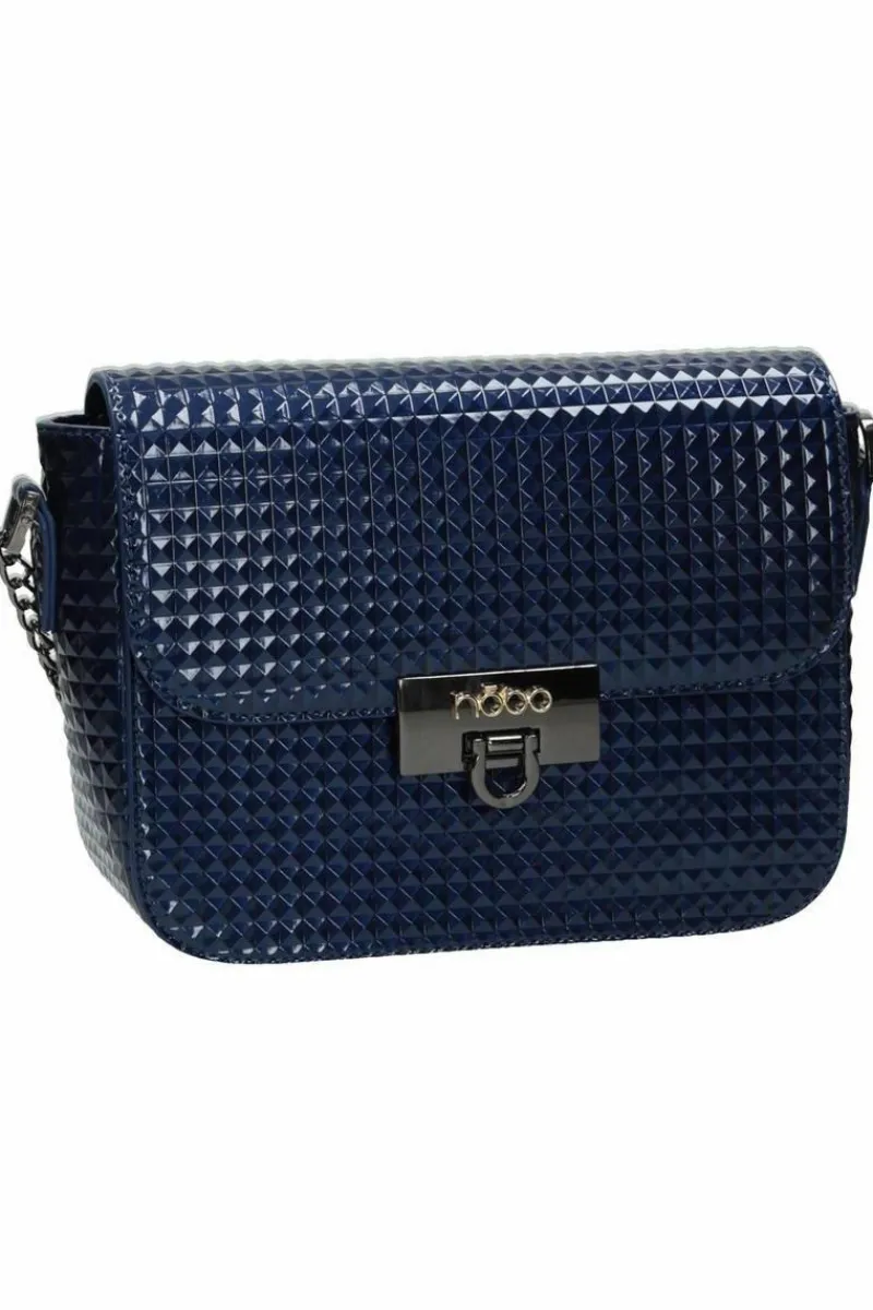 New Damska Wieczorowa Torebka NBAG-FF0040-C013 Granatowa Torebki Nobo