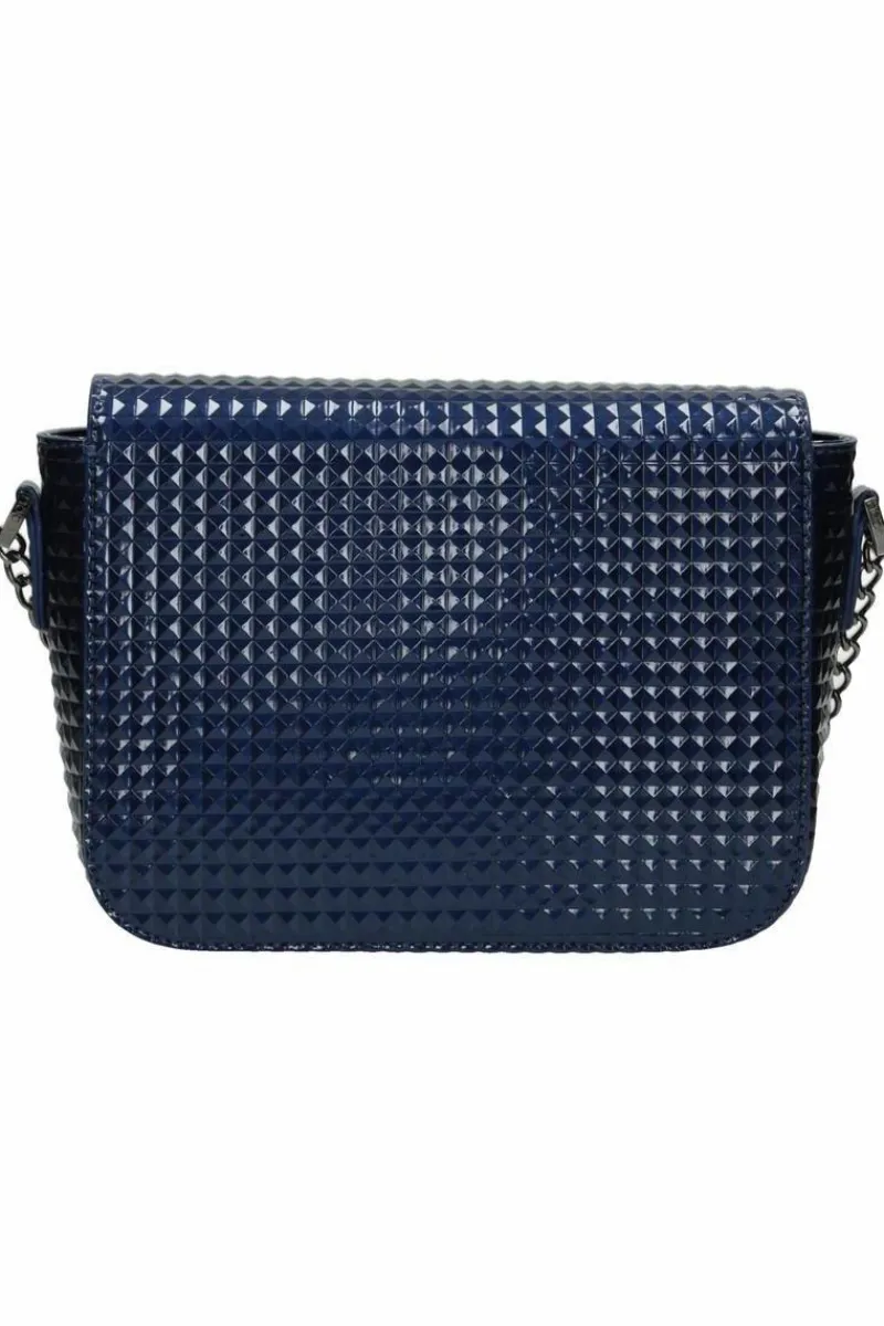 New Damska Wieczorowa Torebka NBAG-FF0040-C013 Granatowa Torebki Nobo