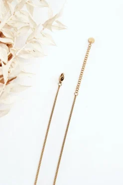 Best Damski Łańcuszek Ze Stali Nierdzewnej Złoty Naszyjniki