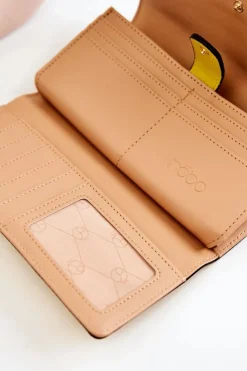 Discount Nobo Damski Duży Portfel Skórzany M0123-C002 Żółty