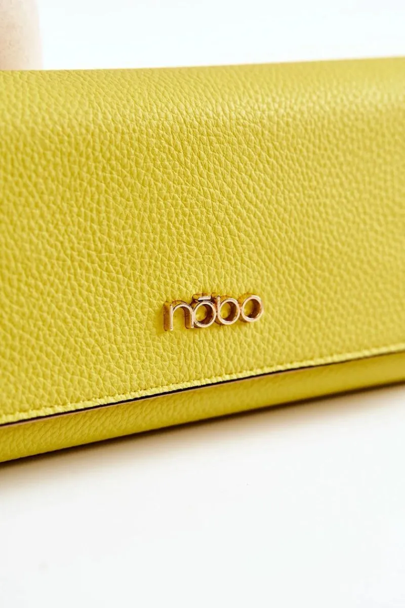 Discount Nobo Damski Duży Portfel Skórzany M0123-C002 Żółty